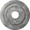 Ekena Millwork Dublin Medallion (Canopies up to 8 1/4"), 15 3/8"OD x 3 5/8"ID x 1"P, Ultra Pure White Crackle CM15DUUWC - alternate 1